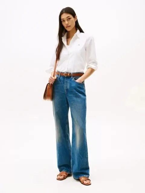 Tommy Hilfiger TH LOGO STRAP MULE Kadın  Terlik FW0FW08671GPA