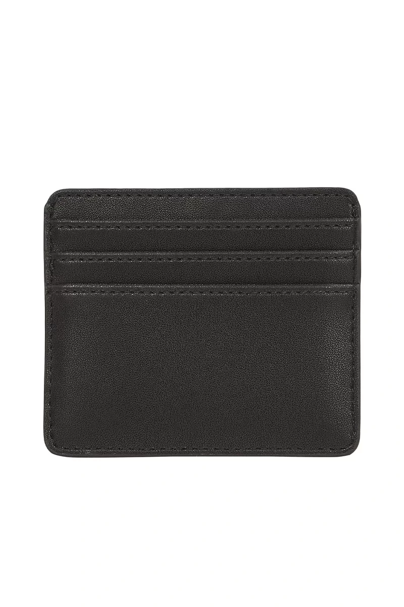 Tommy Hilfiger TH LOGOTAPE CC HOLDER Kadın SİYAH Cüzdan AW0AW17265BDS