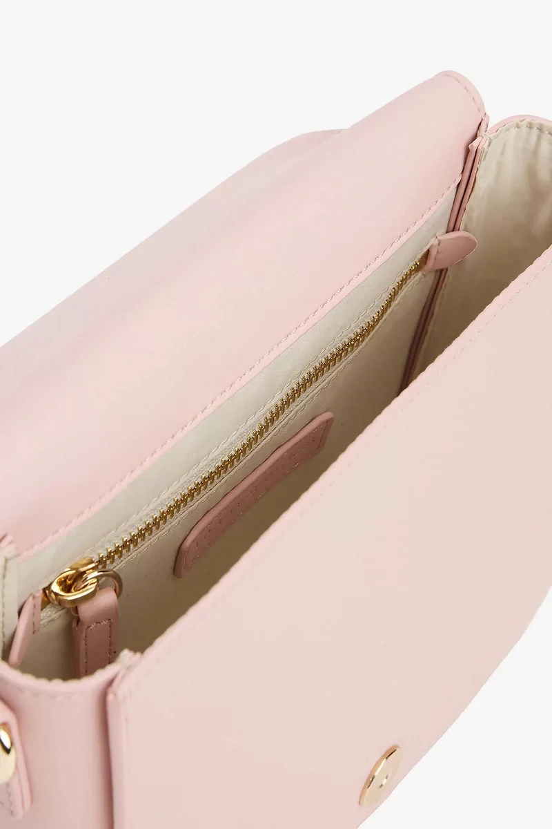 Tommy Hilfiger TH LOGOTAPE SADDLE BAG Kadın pembe Çapraz Çanta AW0AW17184TQN