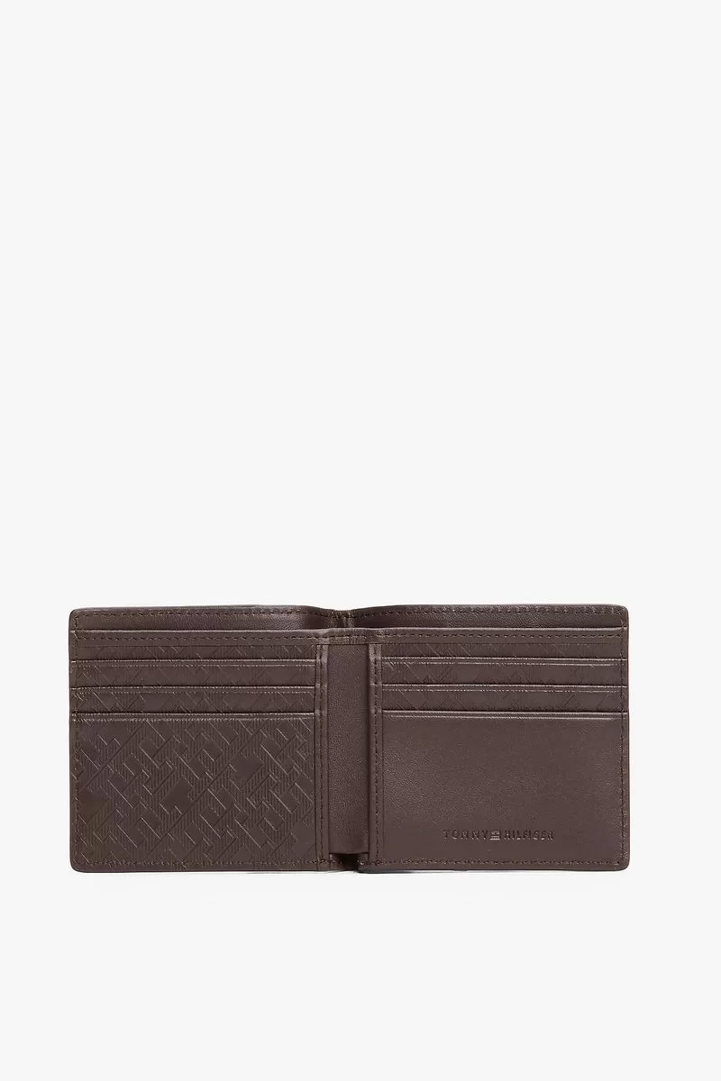Tommy Hilfiger TH MONOGRAM MINI CC WALLET Erkek kahverengi Cüzdan AM0AM13251GB6
