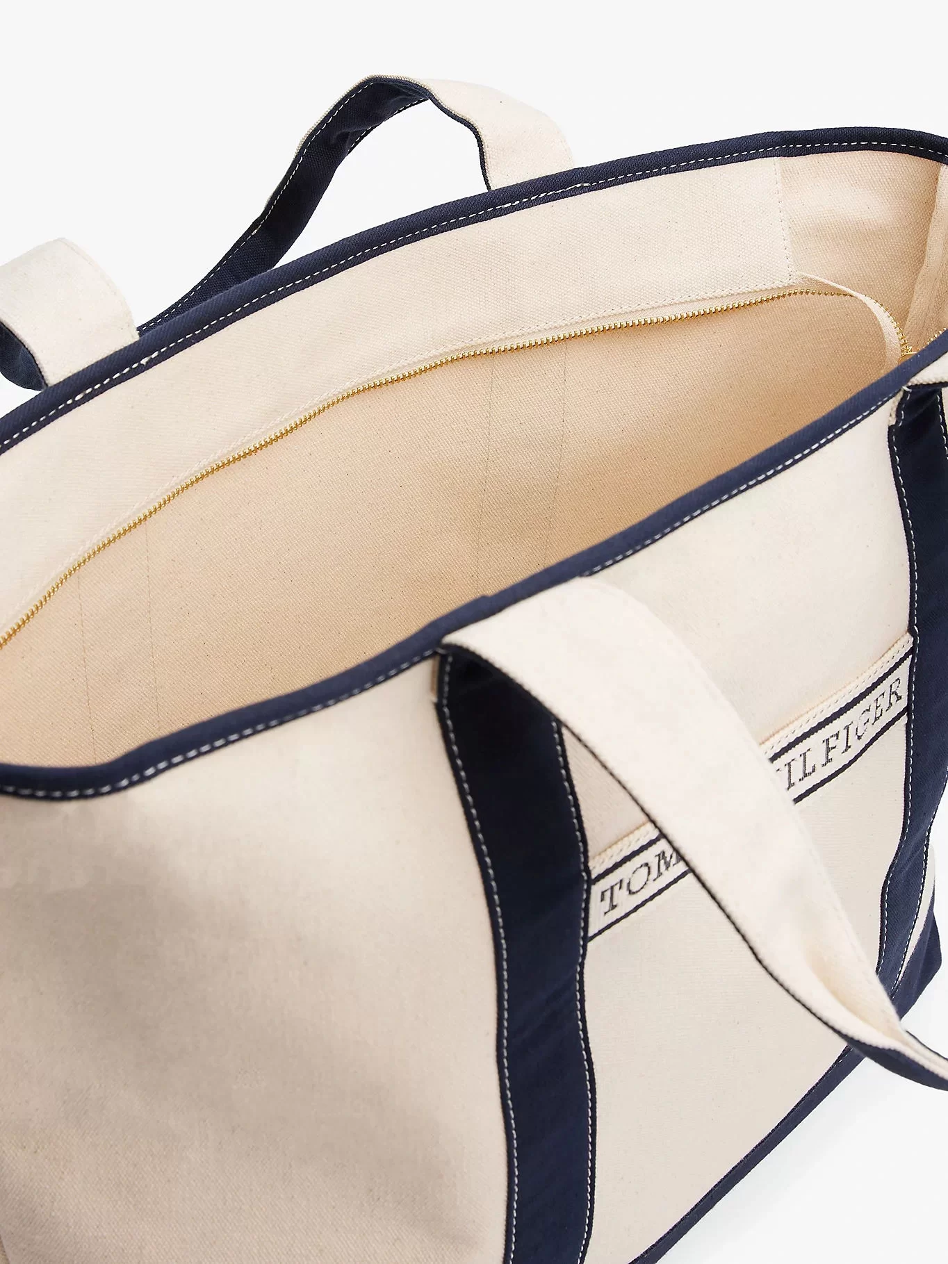 Tommy Hilfiger Kadın Tuval Plaj Tote Çantası