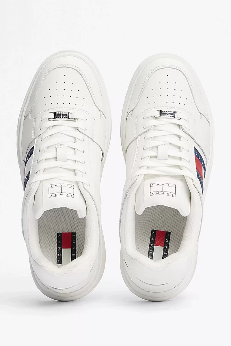 Tommy Jeans THE BROOKLYN ESS Kadın Beyaz Sneaker EN0EN02783YBL