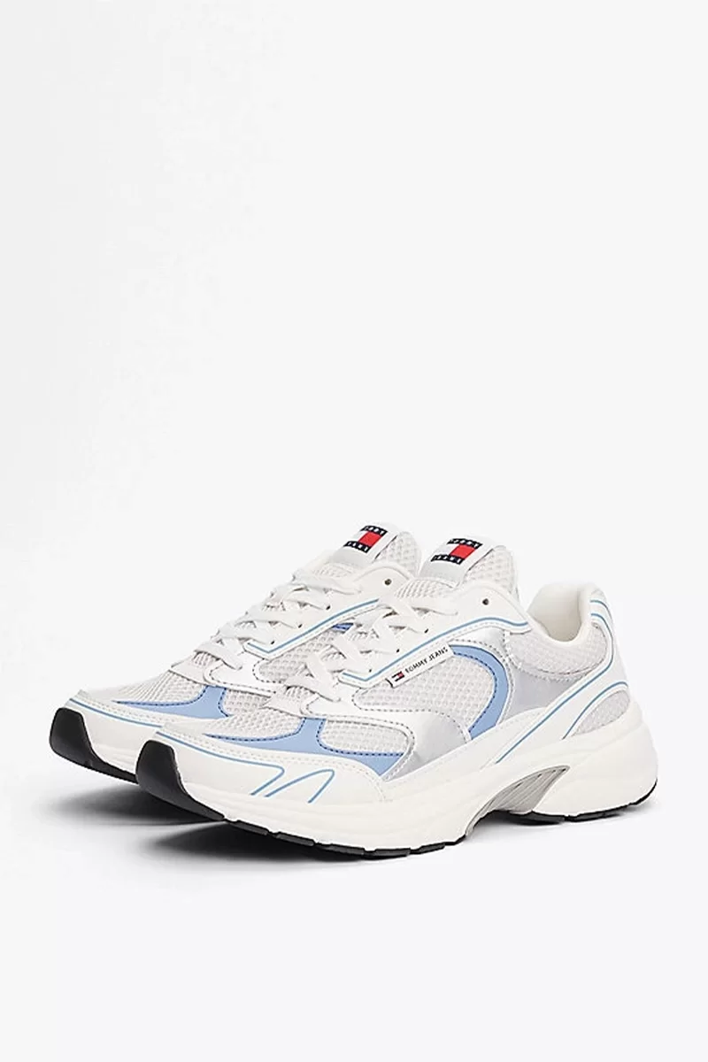 Tommy Jeans THE CONEY METALLIC Kadın Metalik Gri Sneaker EN0EN02772C33