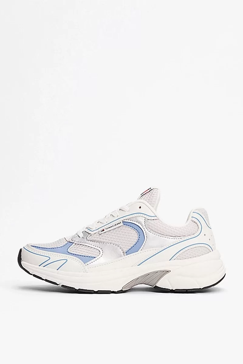 Tommy Jeans THE CONEY METALLIC Kadın Metalik Gri Sneaker EN0EN02772C33