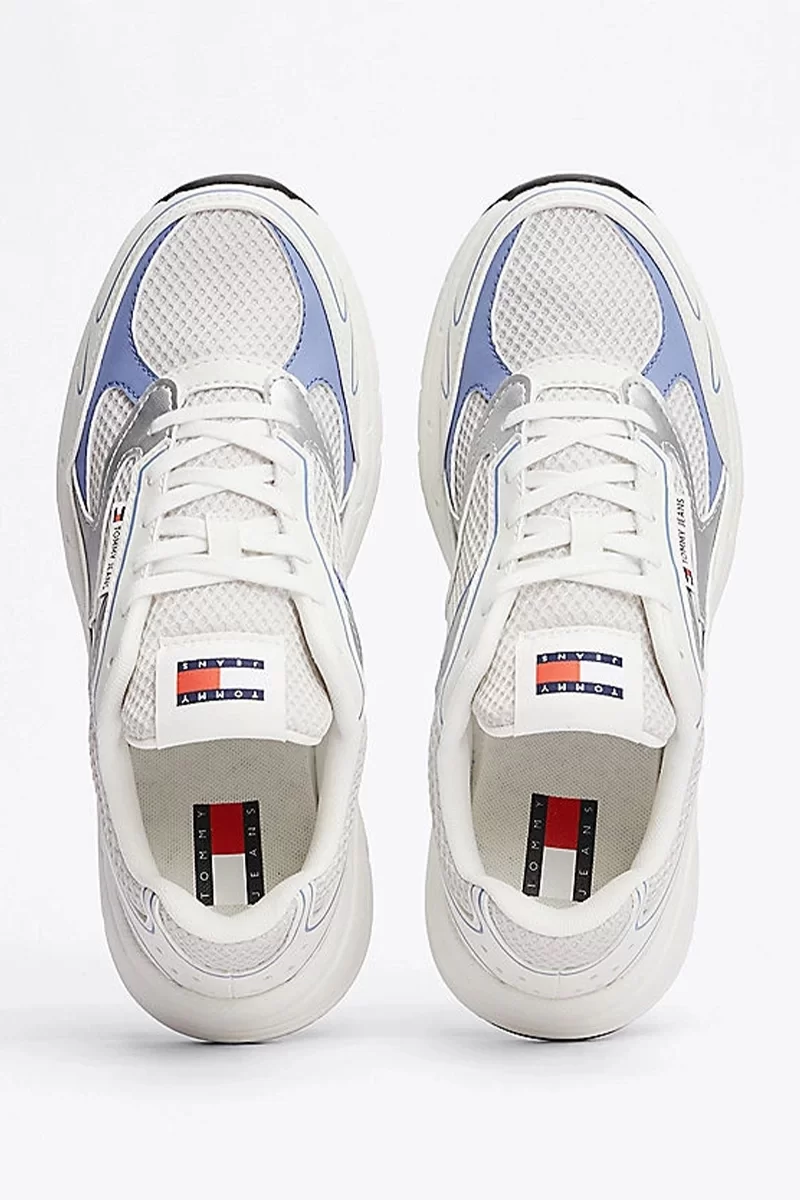 Tommy Jeans THE CONEY METALLIC Kadın Metalik Gri Sneaker EN0EN02772C33