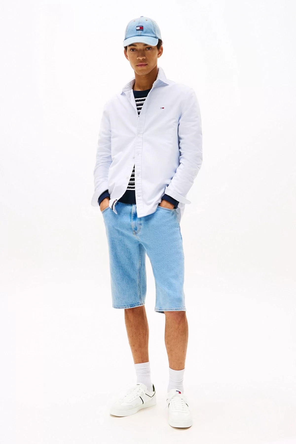 Tommy Hilfiger Erkek Beyaz Deri Greenwich Sneaker