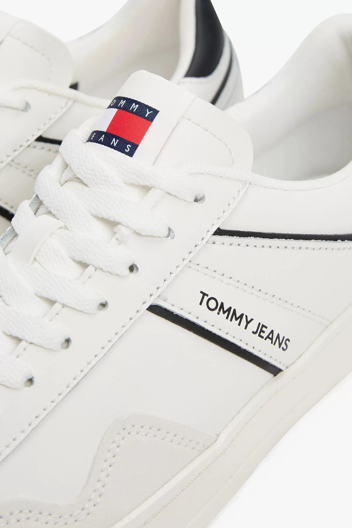 Tommy Hilfiger Erkek Beyaz Deri Greenwich Sneaker