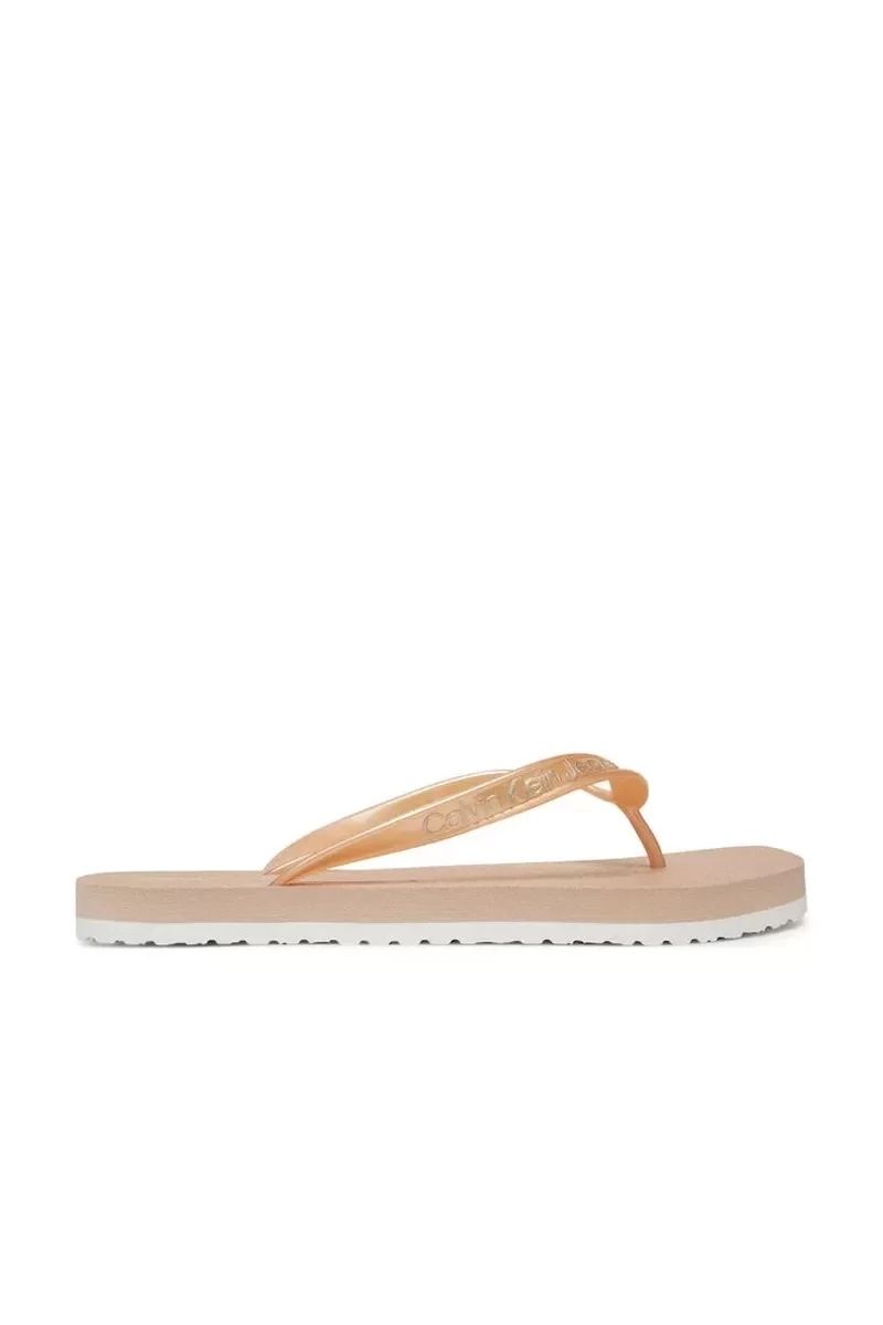 Calvin Klein THONG+ TPU METALLIC Kadın  Terlik YW0YW01720-VIC