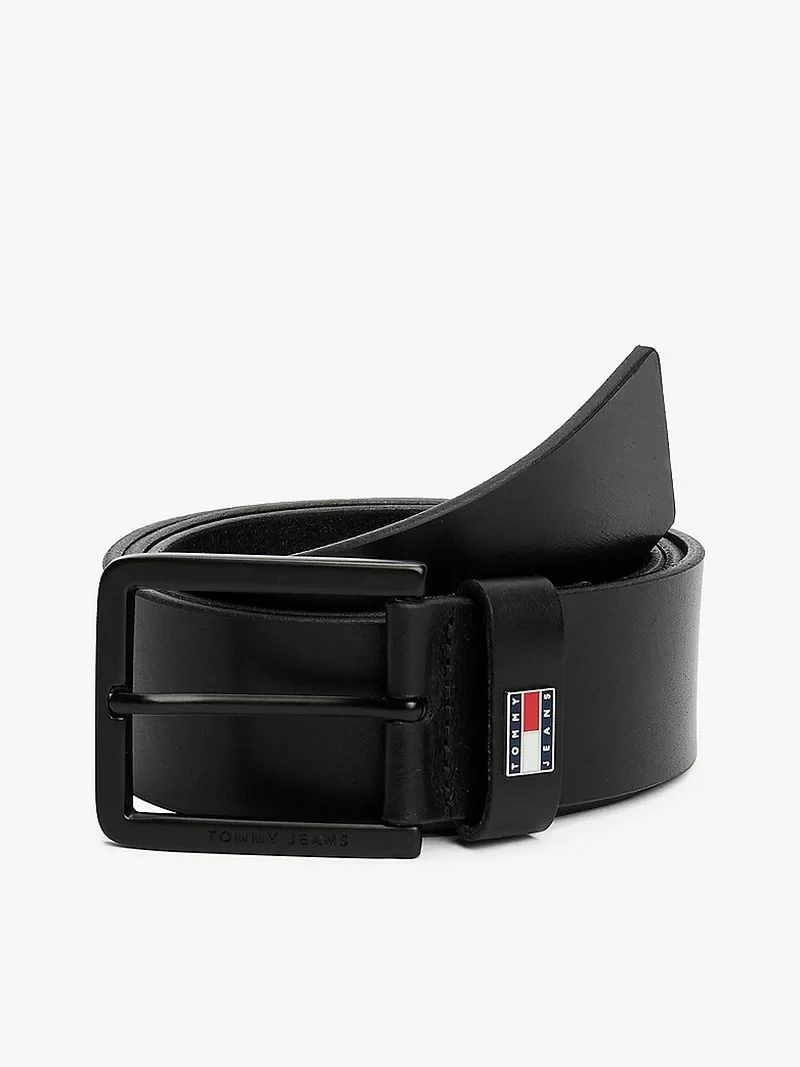 Tommy Hilfiger TJM ELEVATED LEATHER 4.0 Erkek Siyah Kemer AM0AM12928BDS