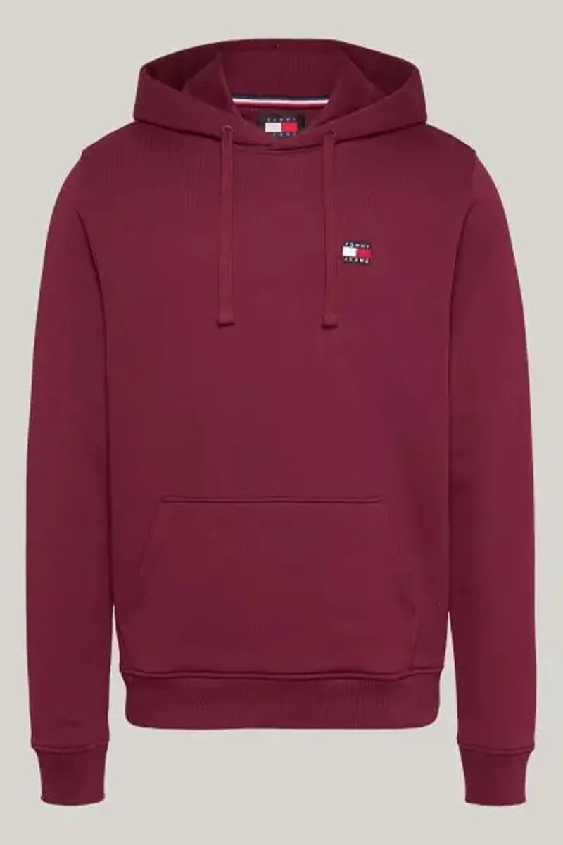 Tommy Jeans Erkek Bordo Sweatshirt
