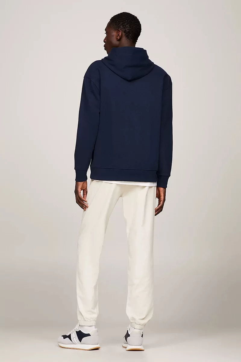 Tommy Hilfiger TJM RLX SIGNATURE HOODIE EXT Erkek Lacivert Sweatshirt DM0DM17990C1G