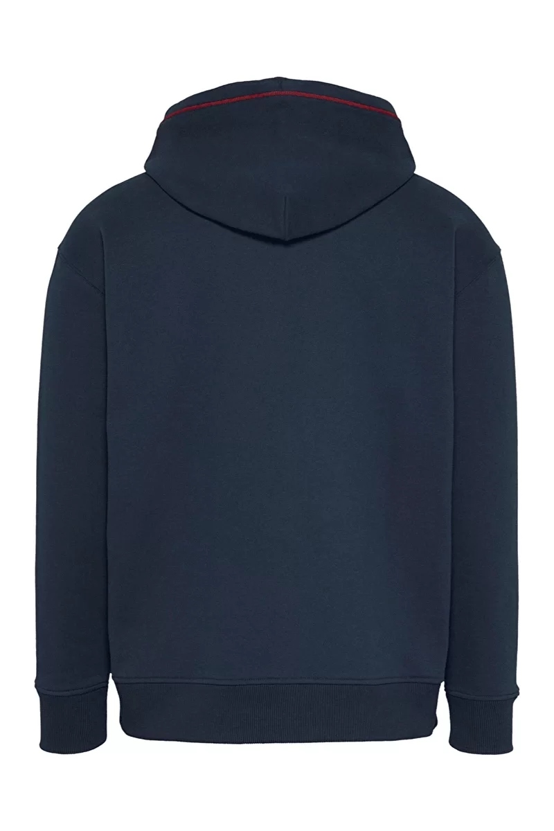 Tommy Jeans Erkek Lacivert Relaxed Baskılı Sweats