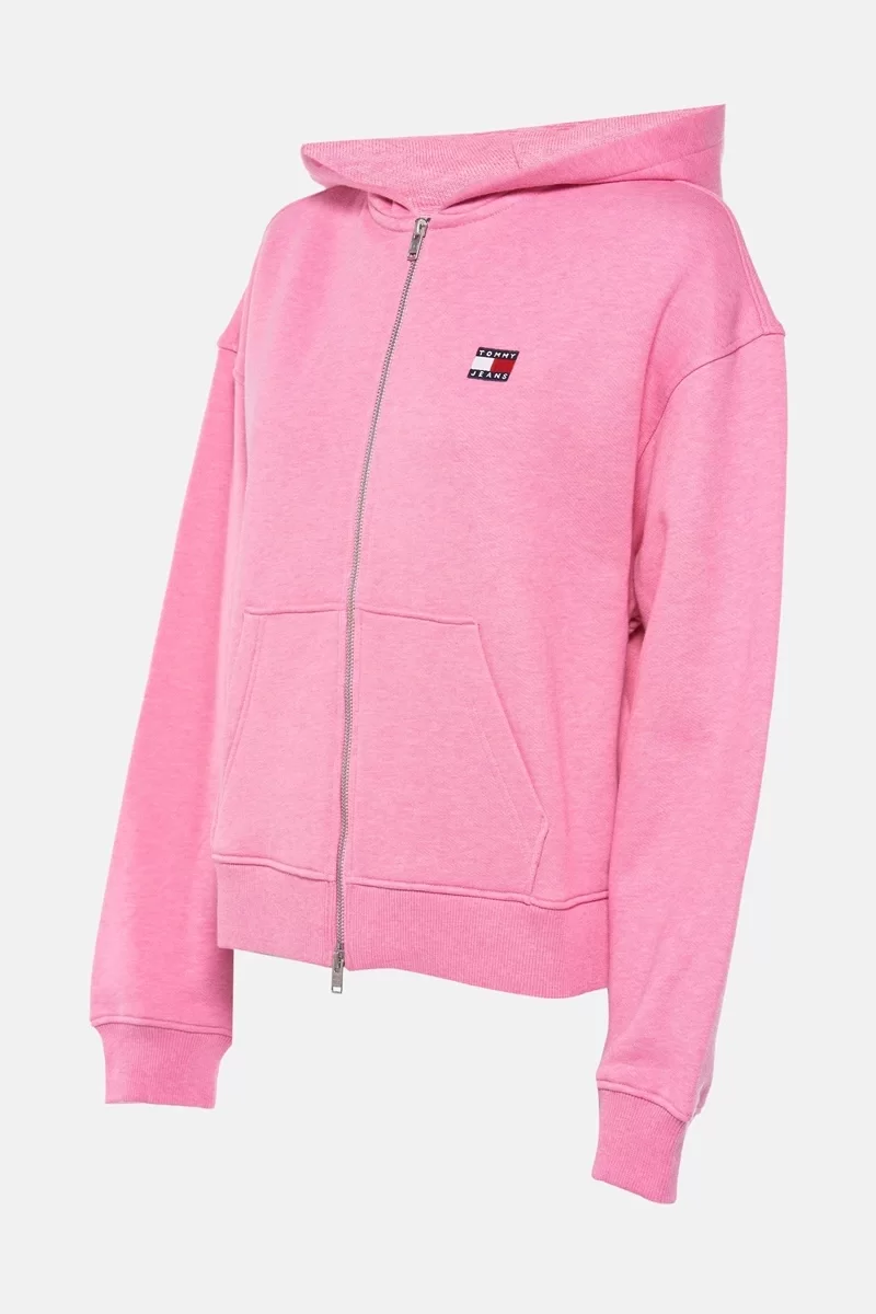 Tommy Jeans TJW BOXY BADGE ZIP EXT Kadın pembe Ceket DW0DW19412TVW