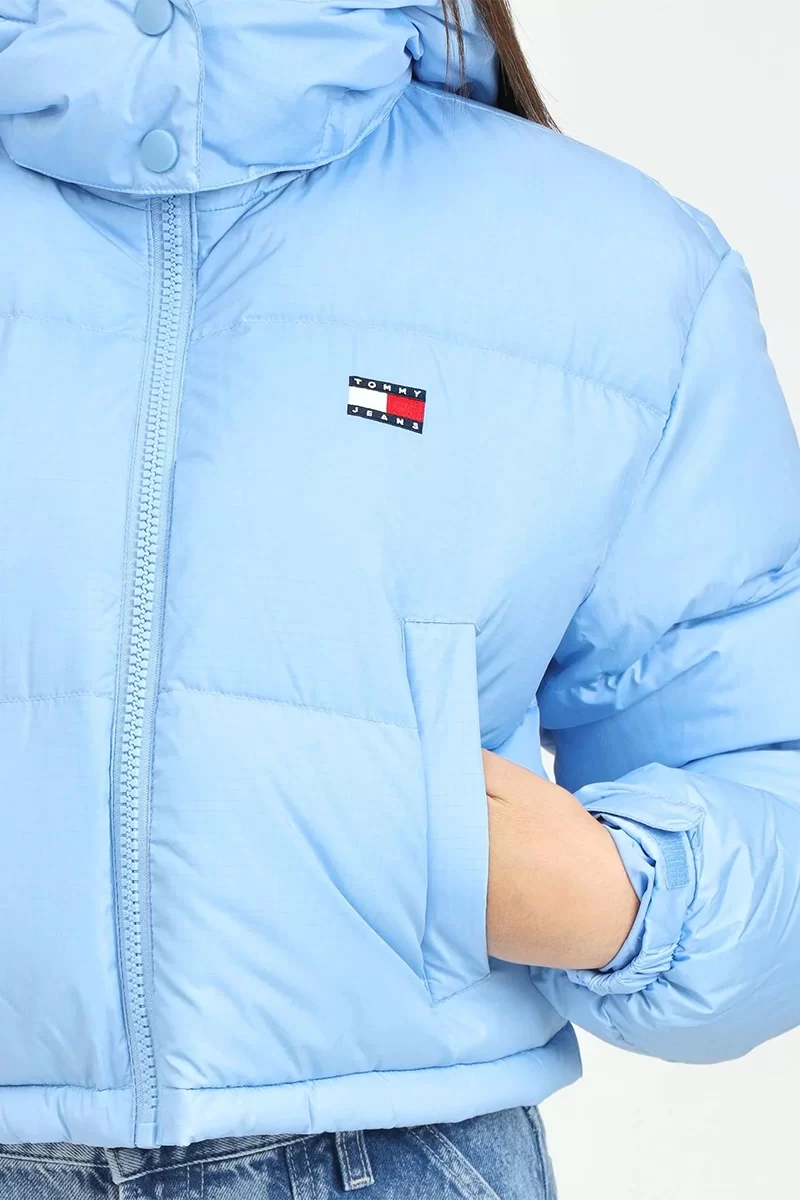 Tommy Jeans Kadın Alaska Mavi Şişme Mont