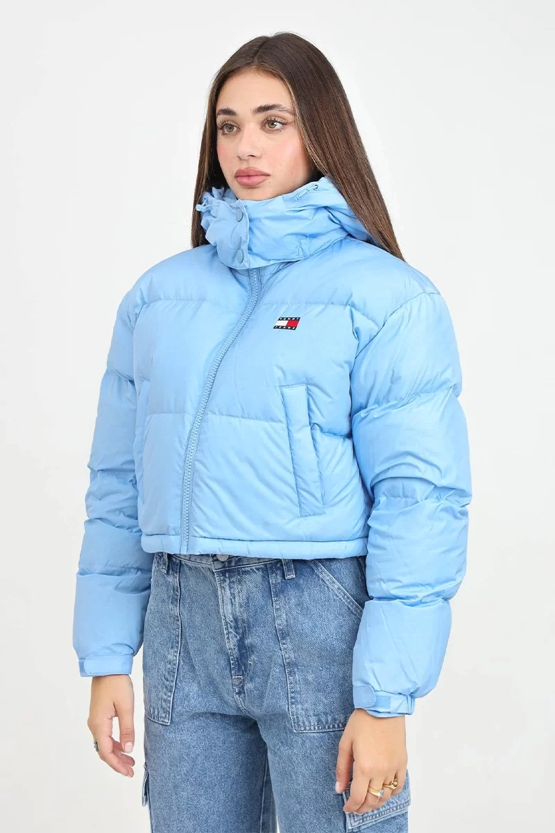 Tommy Jeans Kadın Alaska Mavi Şişme Mont