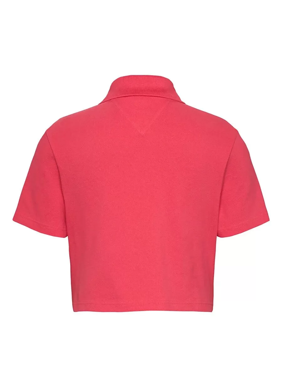Tommy Jeans TJW CRP BADGE SS POLO Kadın  T-shirt DW0DW21363XI2