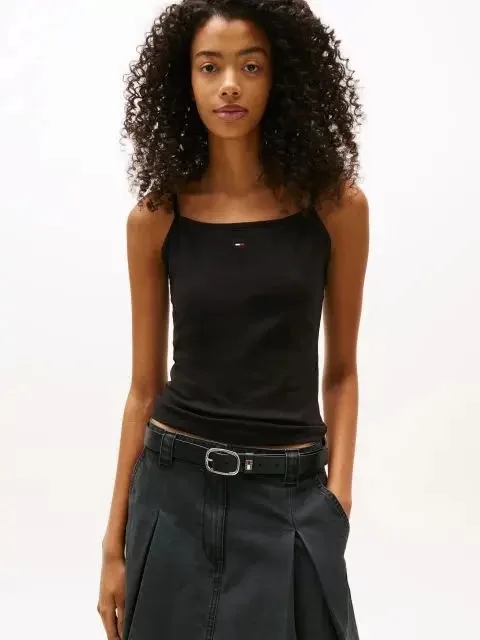 Tommy  Jeans Kadın  Siyah Askılı Üst