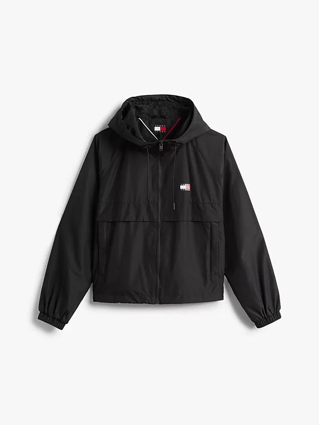 Tommy Hilfiger Kadın Siyah Essential Rüzgarlık Ceket