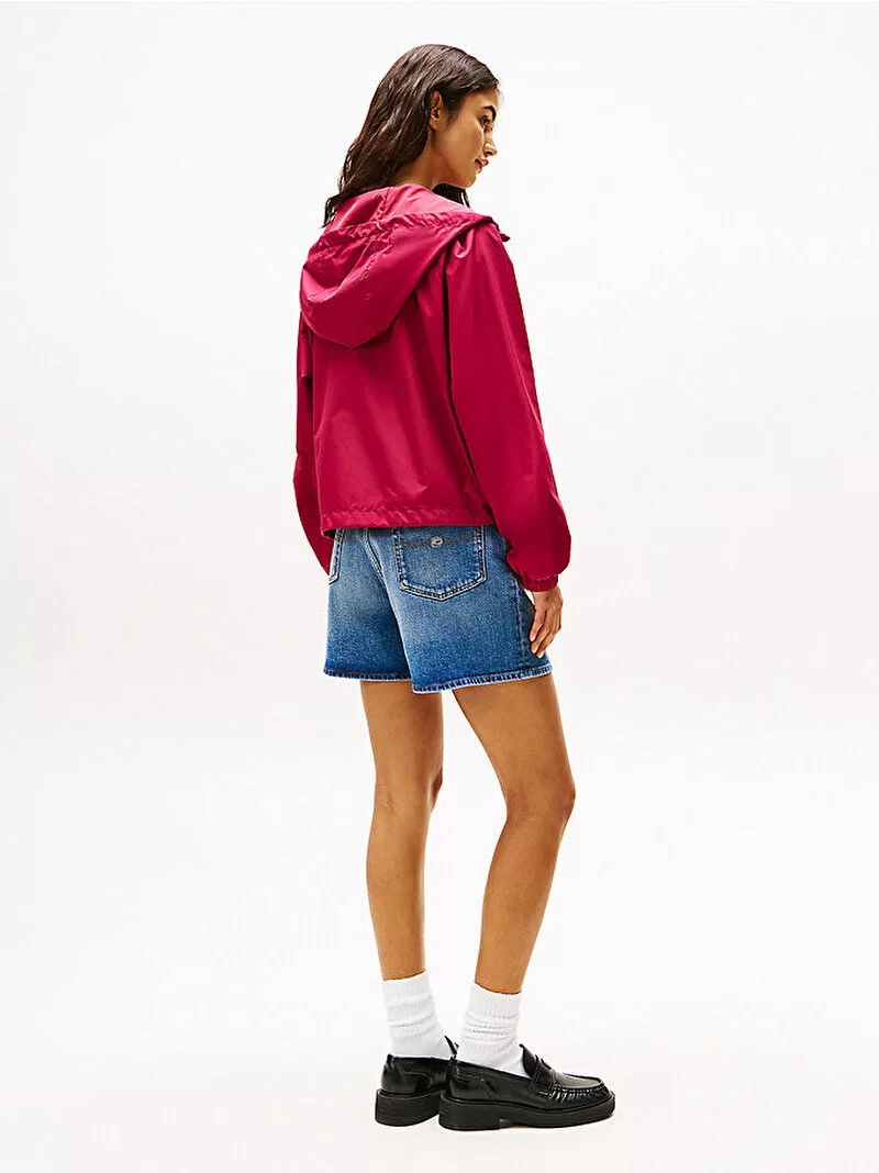 Tommy Hilfiger Kadın Kırmızı Essential Rüzgarlık Mont