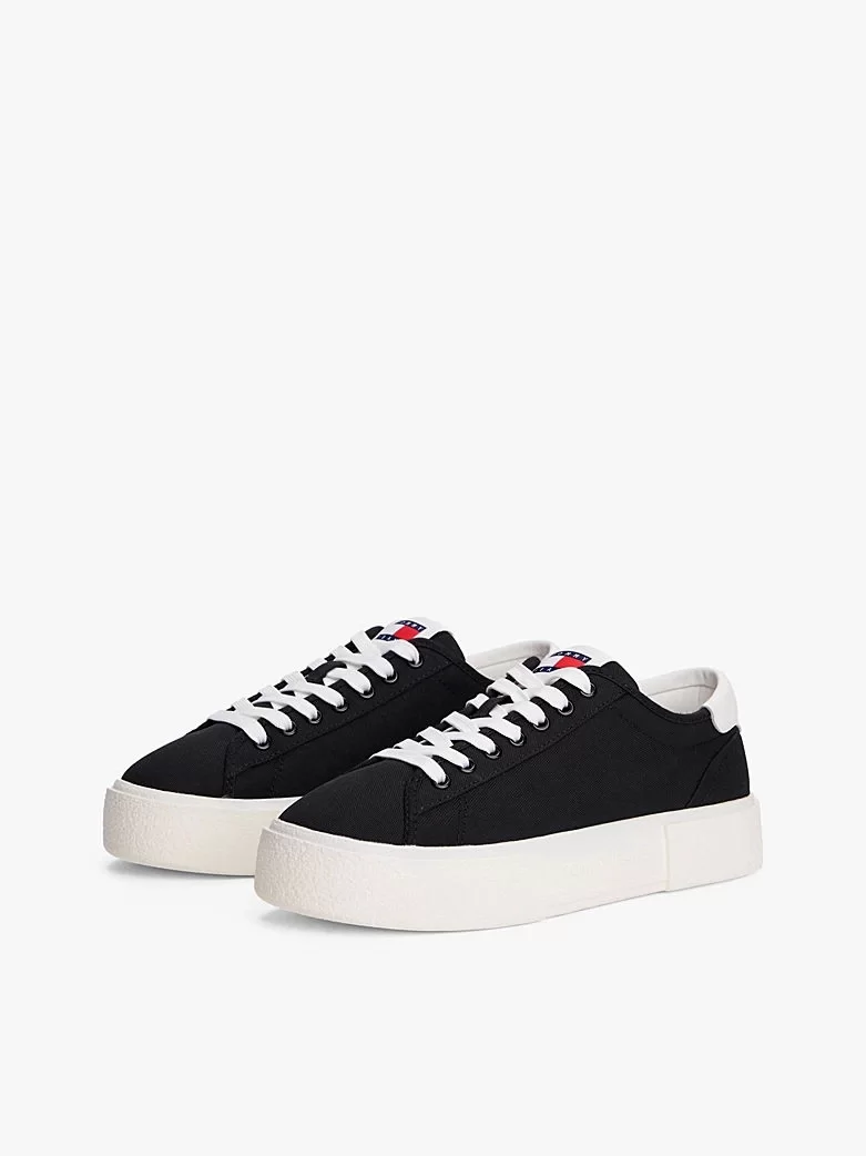 Tommy Hilfiger TJW FLATFORM CANVAS SNEAKER Kadın  Sneaker EN0EN02792BDS