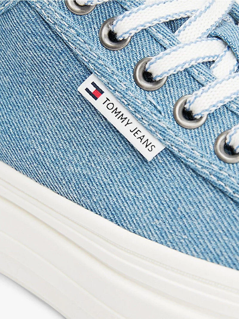 Tommy Hilfiger TJW FOXING FLATFORM LC Kadın  Sneaker EN0EN027361CR