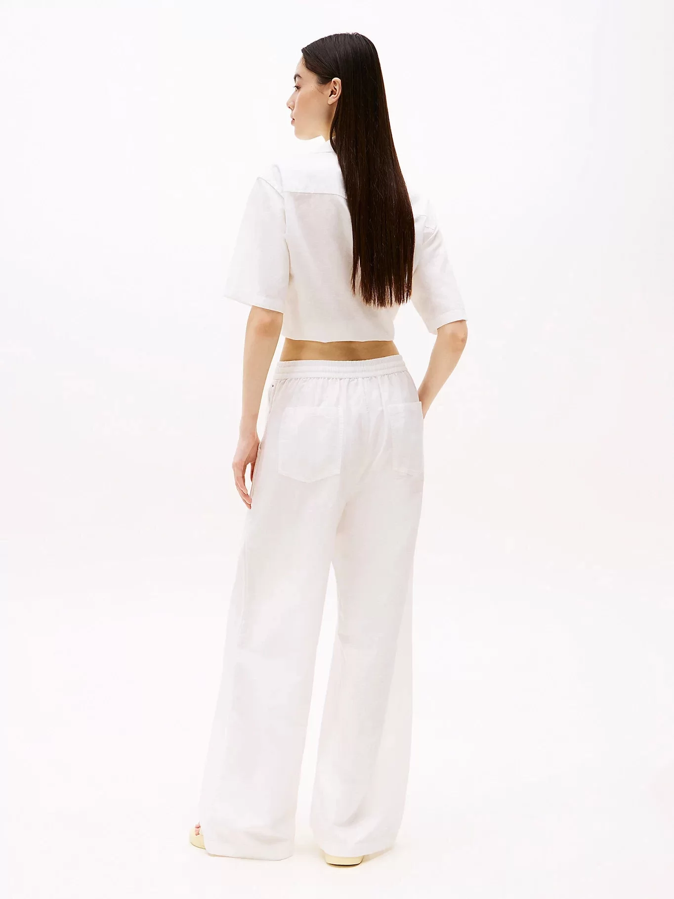 Tommy Jeans TJW LINEN PANT Kadın  Pantolon DW0DW20352YBL
