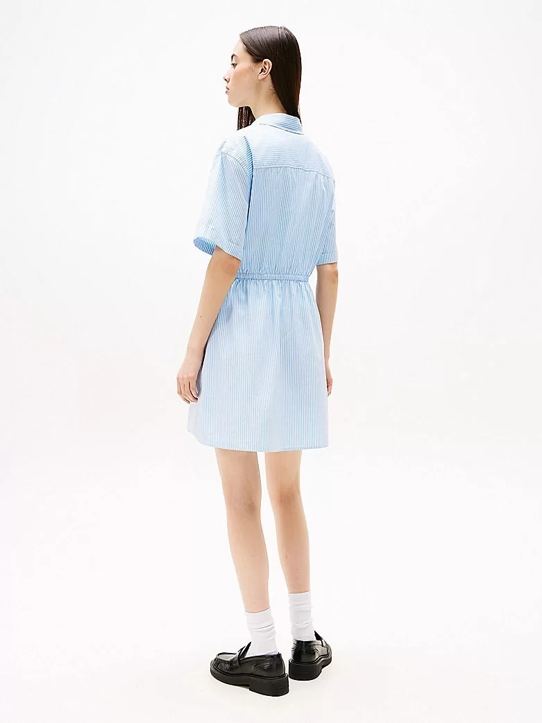 Tommy Jeans TJW MINI STRIPE SHIRT DRESS Kadın  Elbise DW0DW206170A9