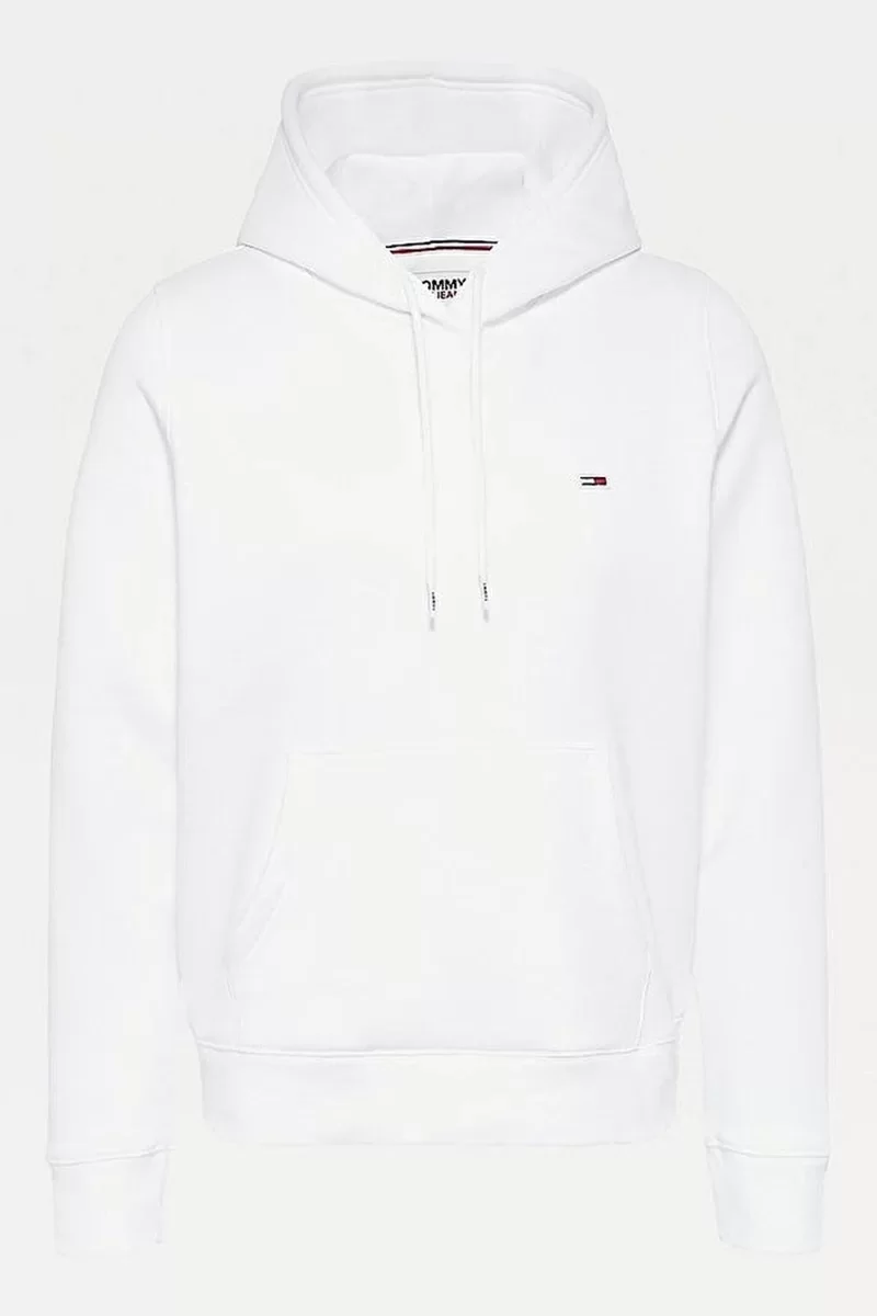 Tommy Hilfiger TJW REGULAR FLEECE HOODIE Kadın Beyaz Sweatshirt DW0DW09228YBR