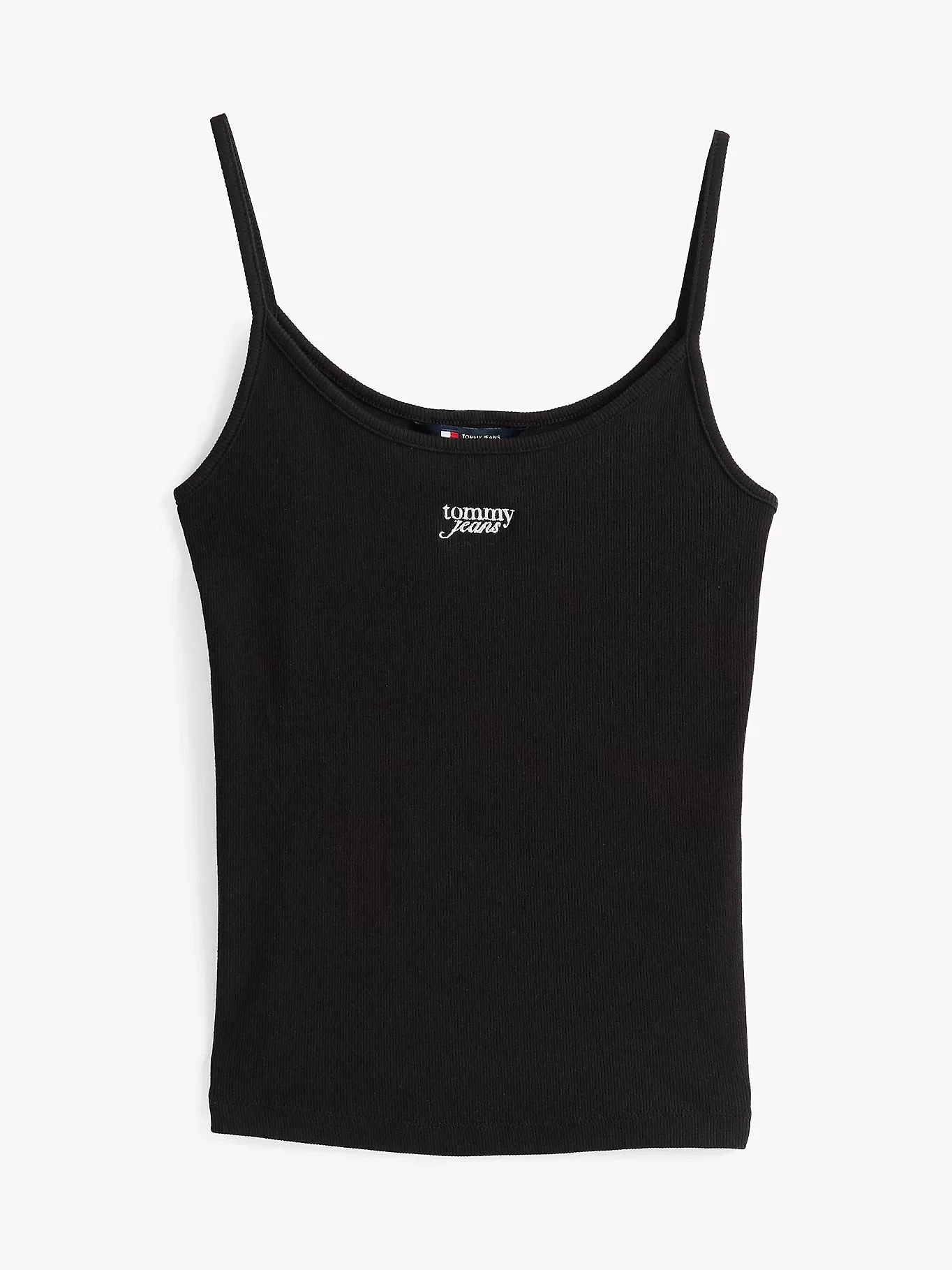 Tommy Jeans TJW SCRIPT STRAPPY TOP Kadın  Atlet DW0DW20241BDS