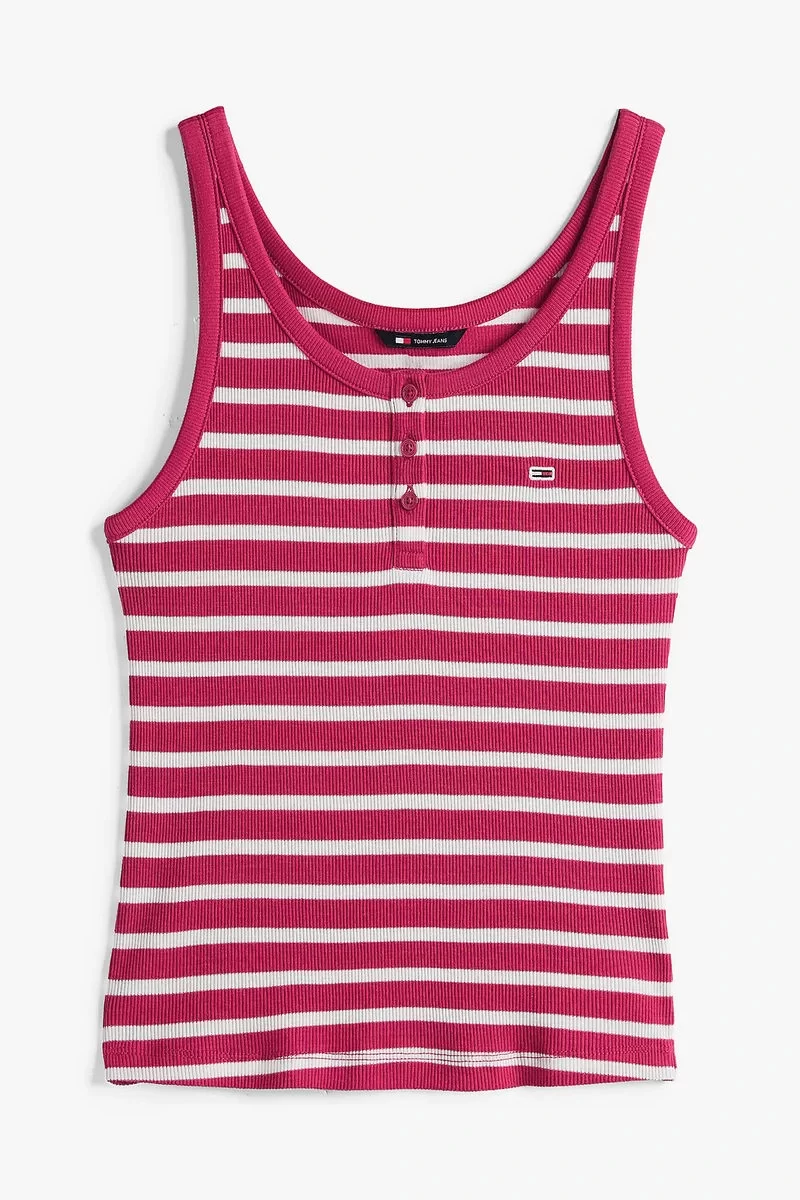Tommy Jeans TJW SLIM BUTTON TANK Kadın  Atlet DW0DW19492XIP