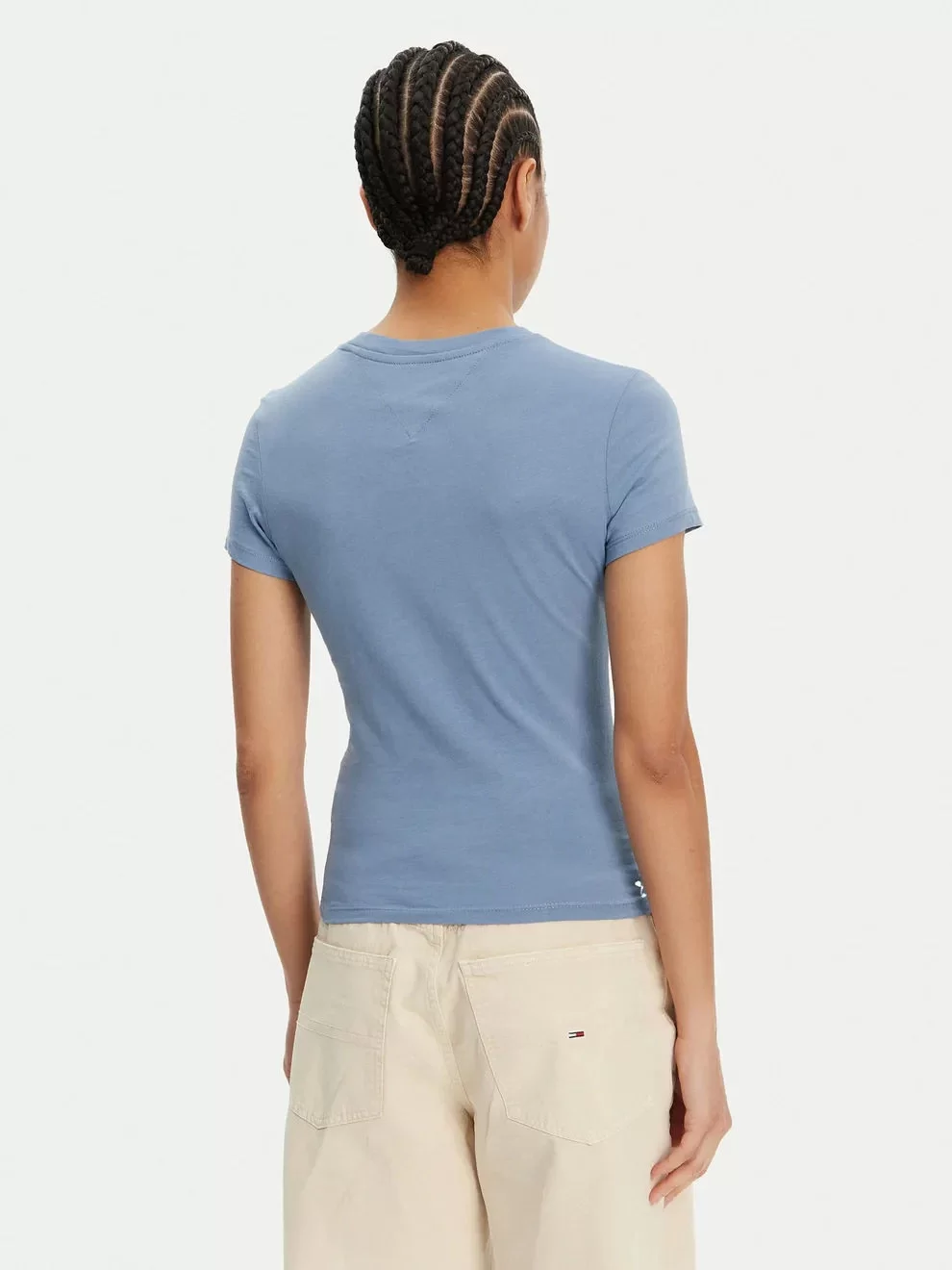 Tommy Jeans TJW SLIM TONAL LINEAR TEE EXT Kadın  T-shirt DW0DW20315DY6
