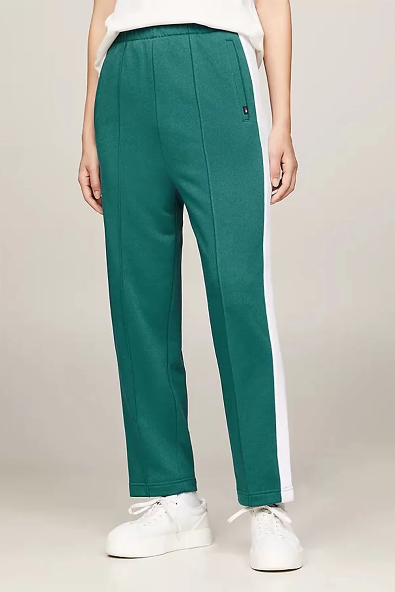 Tommy Hilfiger TJW VARSITY SPORT 2 TRACK PANTS Kadın Yeşil Eşofman Altı DW0DW17964CT0