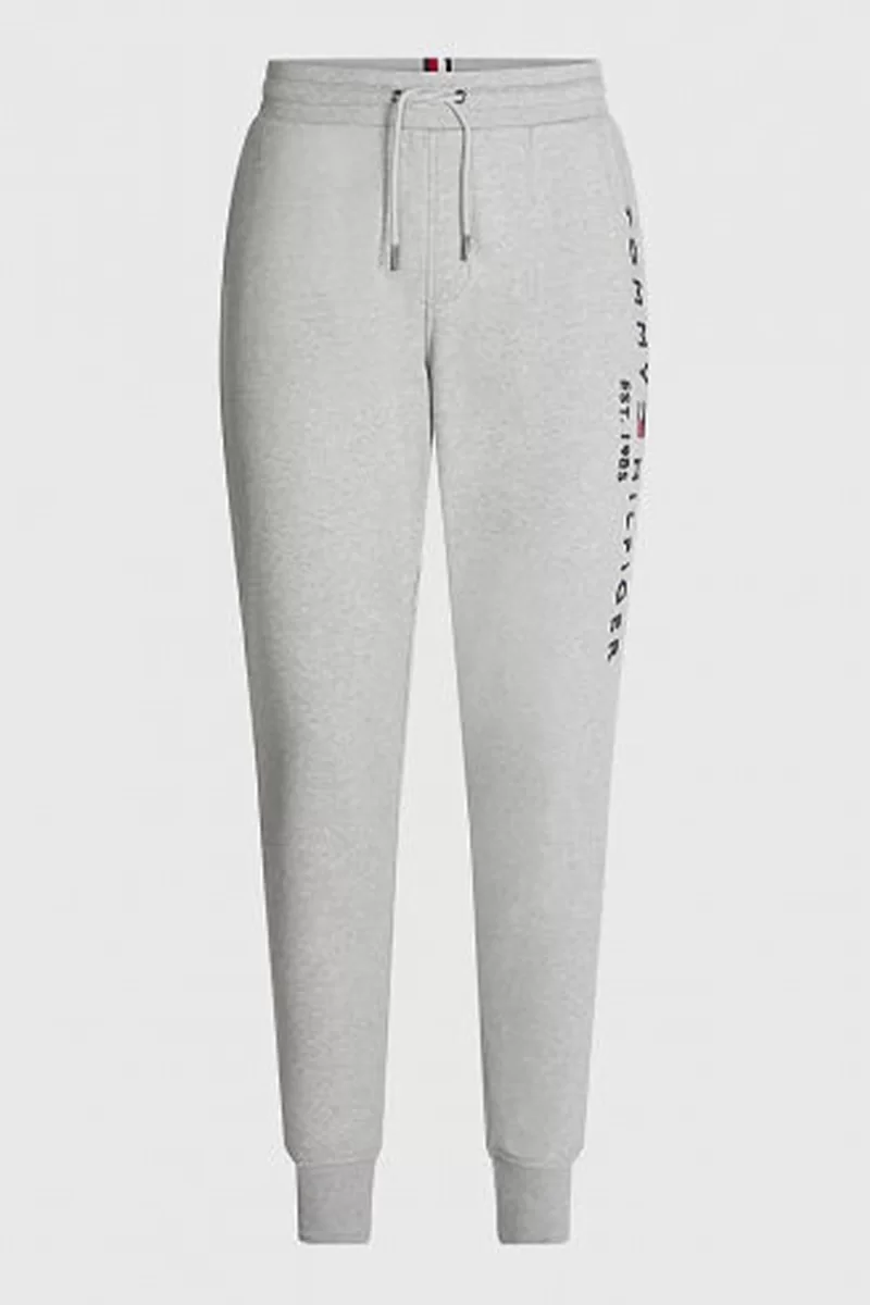 Tommy Hilfiger TOMMY LOGO SWEATPANTS Erkek beyaz Eşofman Altı MW0MW08388P01