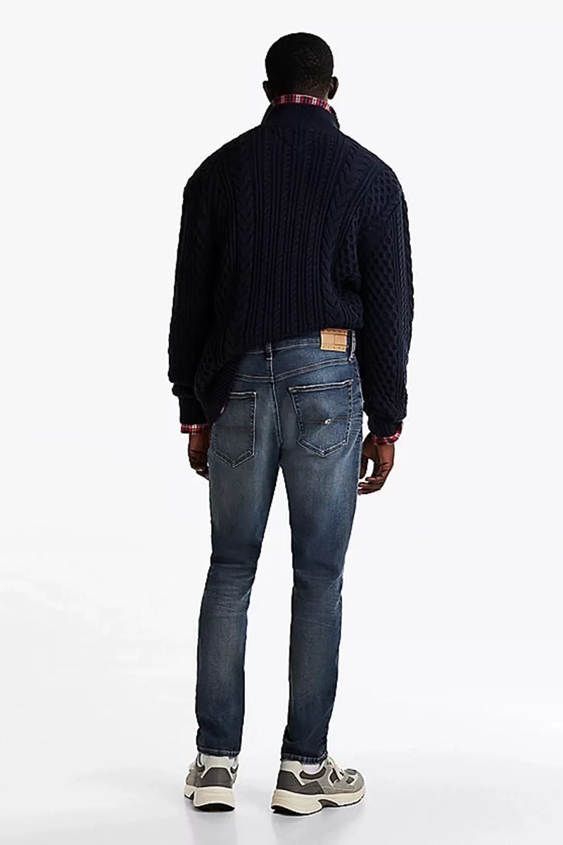 Tommy Hilfiger Slim Fit Erkek Denim Kot Pantolon