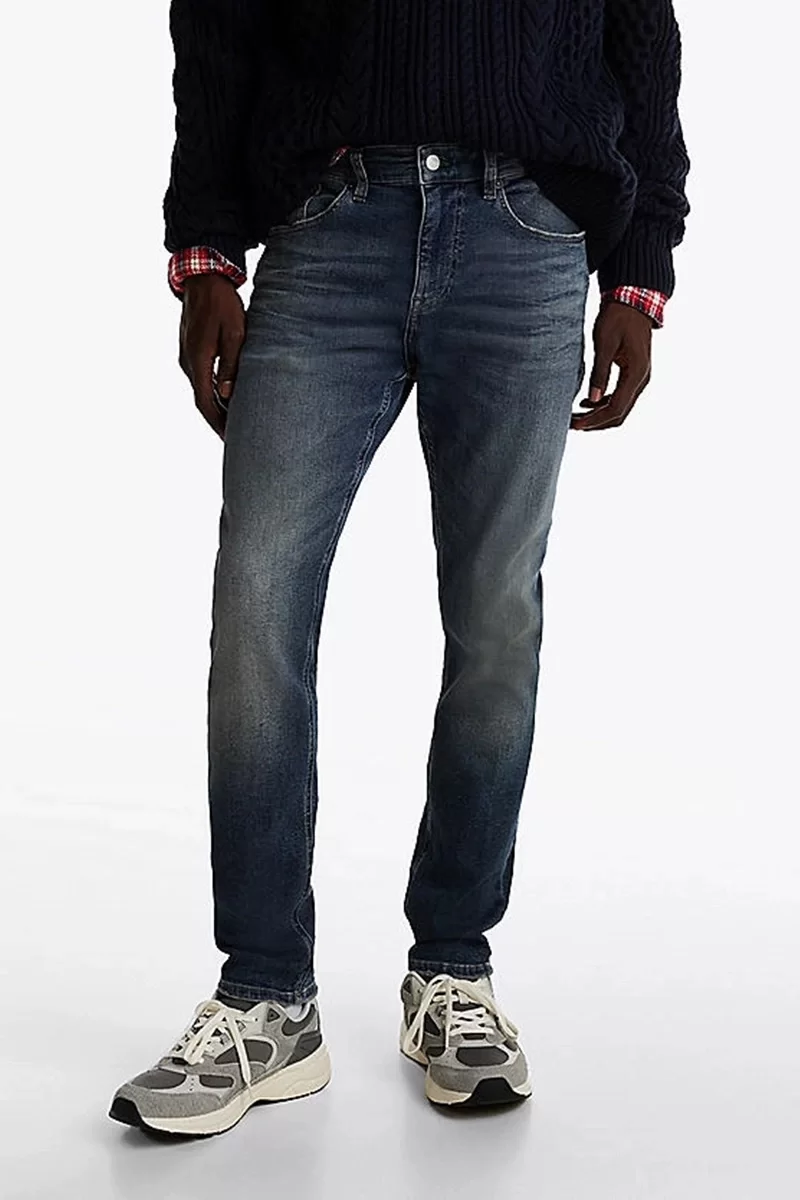 Tommy Hilfiger Slim Fit Erkek Denim Kot Pantolon