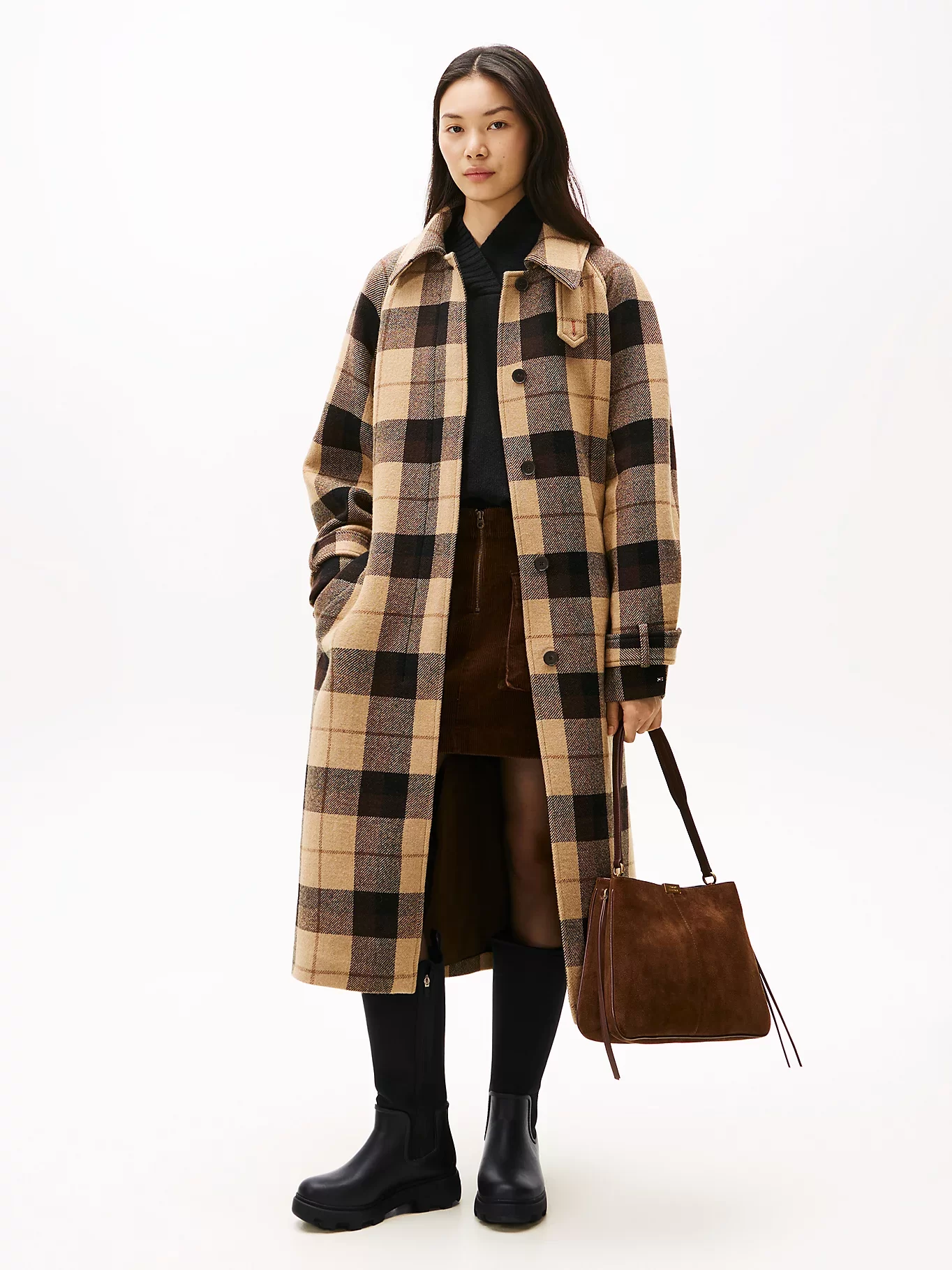 Tommy Hilfiger Bayrak Detaylı Uzun Sıcak Astarlı Kadın Bot FW0FW08973BDS