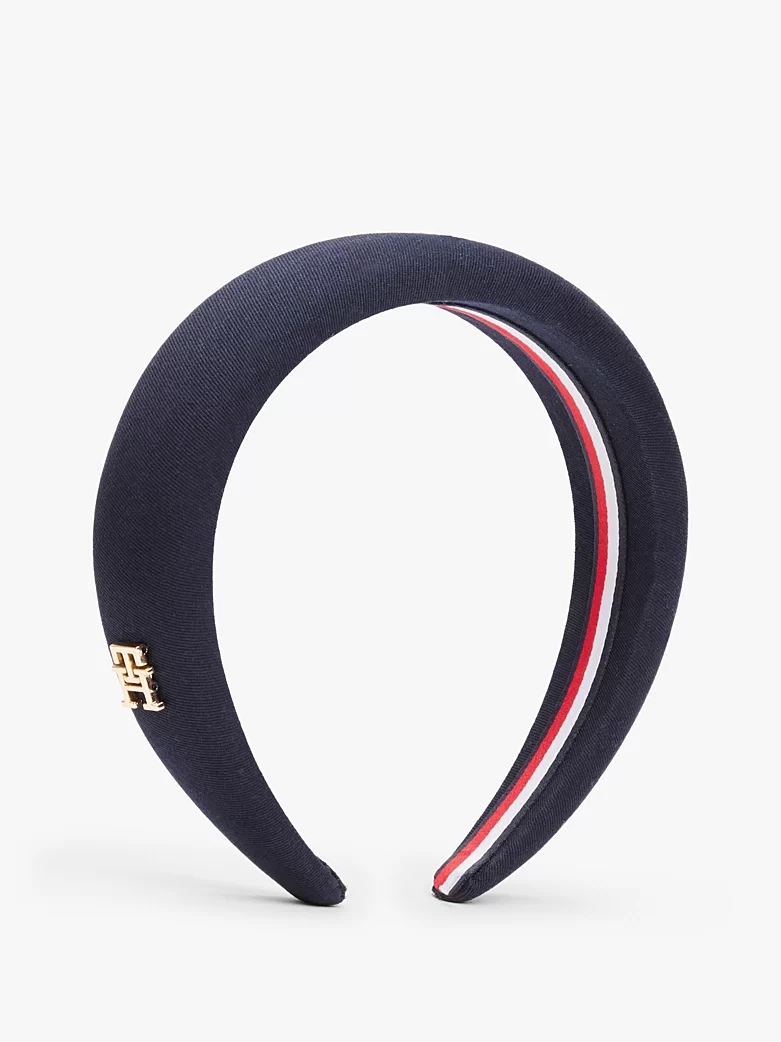 Tommy Hilfiger ELEVATED CHIC HEADBAND Kadın Mavi Saç Bandı AW0AW17821DW6