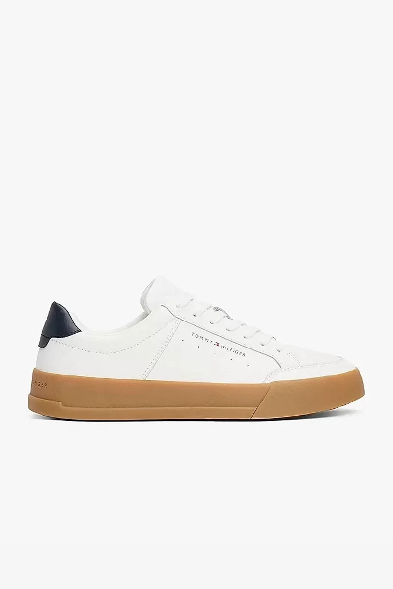 Tommy Hilfiger TH COURT MIX LTH Erkek  Sneaker FM0FM05489YBL