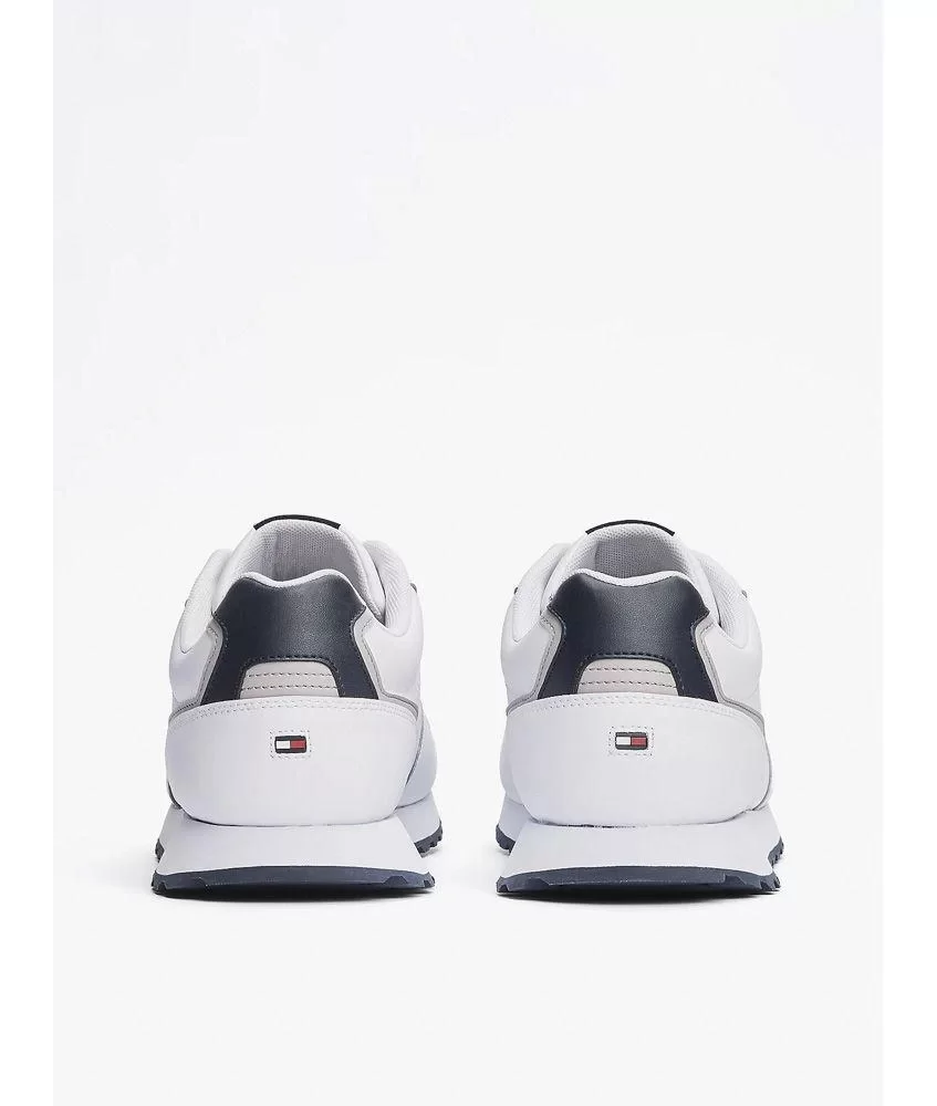 Tommy Hilfiger NEW RUNNER EVA MIX LTH FLAG Erkek beyaz Sneaker FM0FM05453YBS