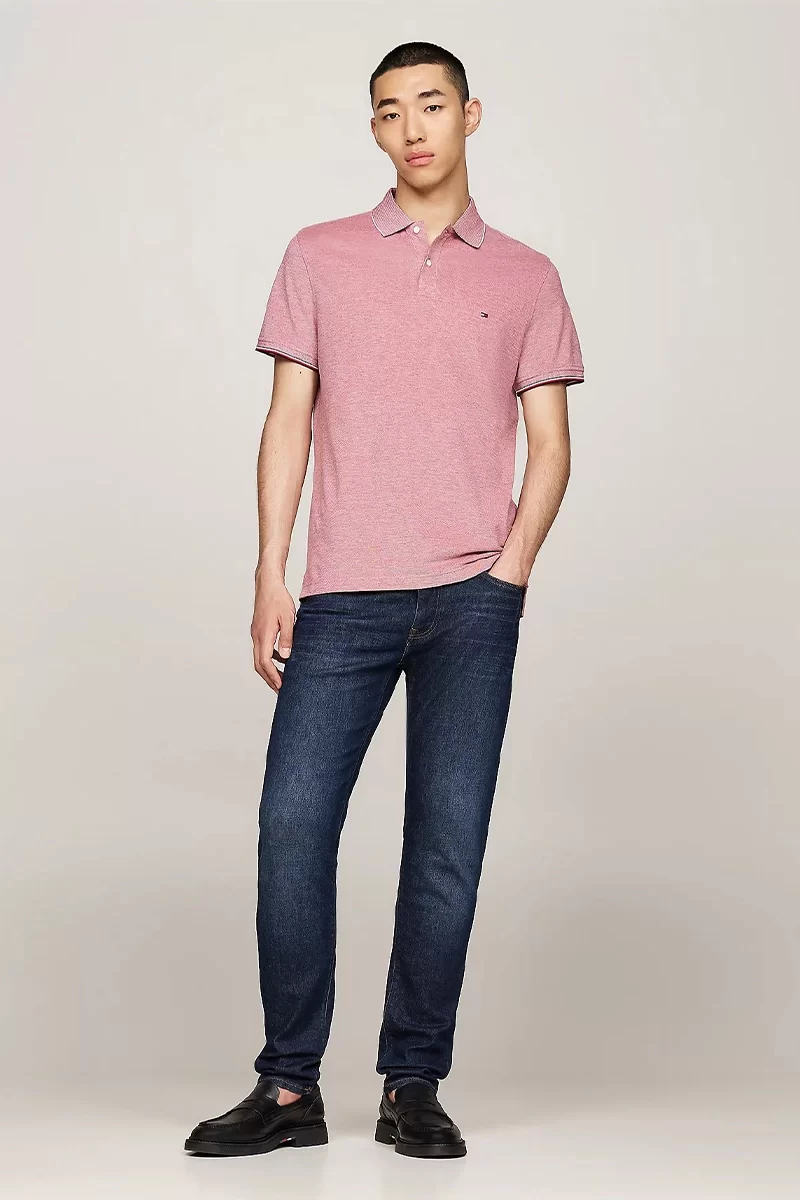 Tommy Hilfiger SLIM BLEECKER PSTR BENTON BLUE Erkek Denim Jeans MW0MW357171BN