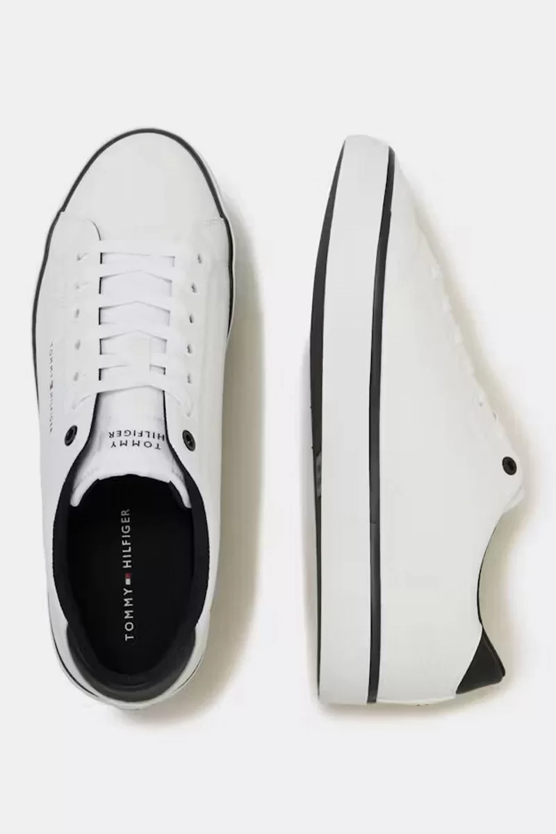 Tommy Hilfiger TH HI VULC CORE LOW LEATHER Erkek  Sneaker FM0FM05041YBS