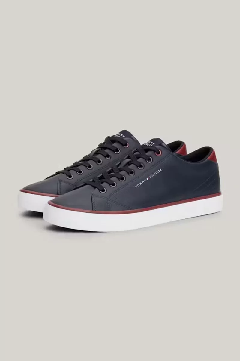 Tommy Hilfiger TH HI VULC CORE LOW LEATHER Erkek  Sneaker FM0FM05041DW5