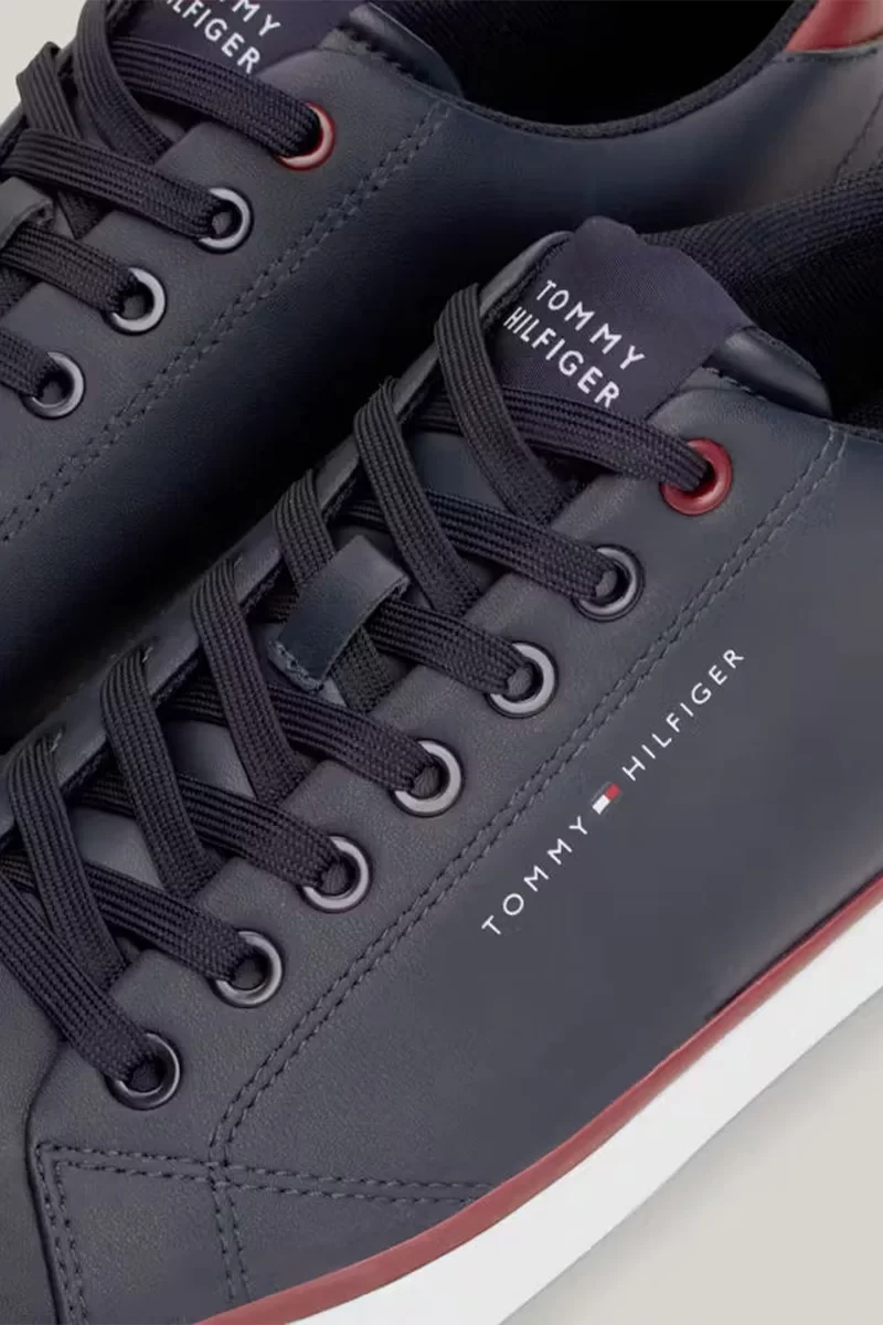 Tommy Hilfiger TH HI VULC CORE LOW LEATHER Erkek  Sneaker FM0FM05041DW5