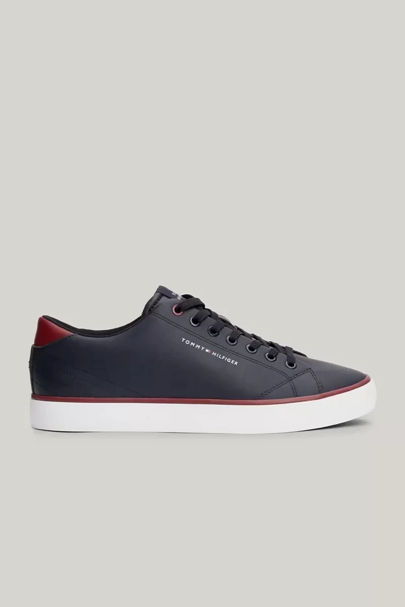 Tommy Hilfiger TH HI VULC CORE LOW LEATHER Erkek  Sneaker FM0FM05041DW5