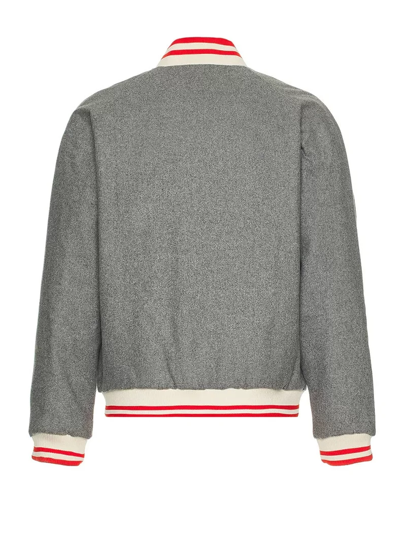 Tommy  Hilfiger  Erkek   Gri Bomber Ceket