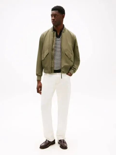Tommy Hilfiger Erkek Katlanabilir Su Geçirmez Bomber Ceket MW0MW39629PLI