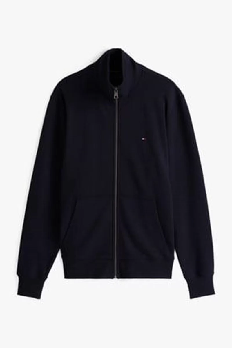 Tommy Hilfiger ESSENTIAL TERRY ZT STAND COLLAR Erkek lacivert Ceket MW0MW38084DW5