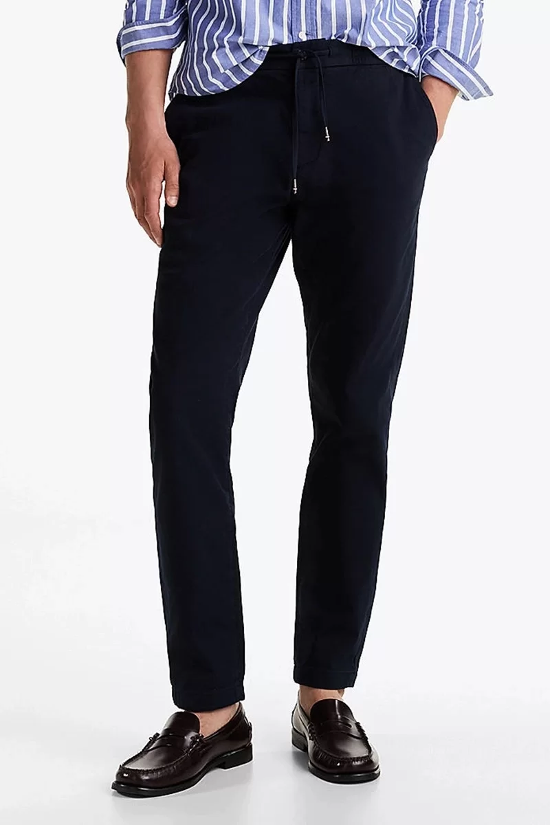 Tommy Hilfiger HARLEM 3/4 EL PO STRUCTURE GMD Erkek denim Pantolon MW0MW37719DW5