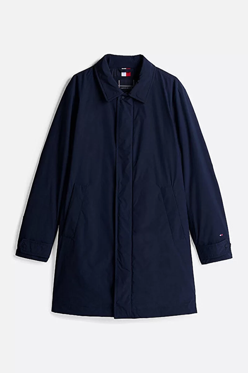 Tommy Hilfiger LW PACKABLE CARCOAT Erkek lacivert Mont MW0MW37651DW5