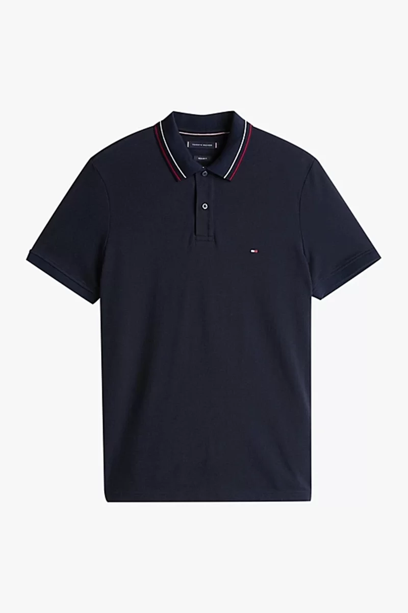 Tommy Hilfiger Erkek  Lacivert  Polo Yaka T-Shirt